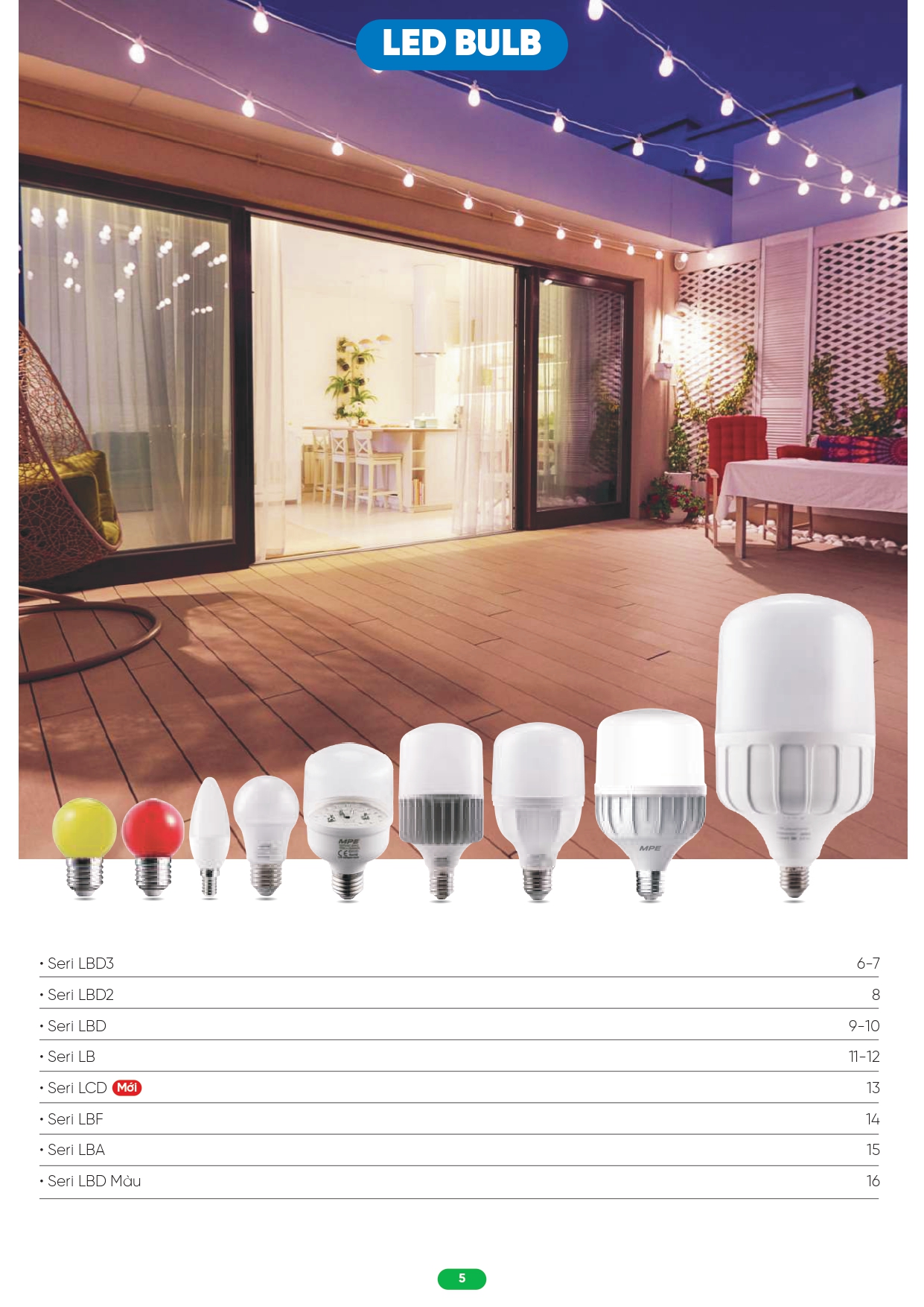 Bảng giá đèn LED MPE 2026